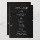 独自の作成 – Black Stars Drink メニュー (正面/裏面)