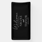 独自の作成 – Black's 結婚 Welcome 横断幕 (縦)