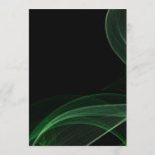 独自の作成 – Green Laser Ribbonsメニュー メニュー (裏面)