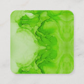 独自の作成 – Lime Green Marble エンクロージャーカード (裏面)