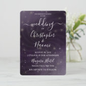 独自の作成 – Night Sky Swirl 招待状 (スタンド正面)