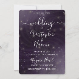 独自の作成 – Night Sky Swirl 招待状