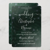 独自の作成 – Night Sky Swirl 招待状 (正面/裏面)