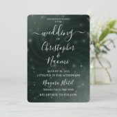 独自の作成 – Night Sky Swirl 招待状 (スタンド正面)