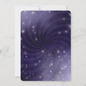 独自の作成 – Night Sky Swirl 招待状 (裏面)