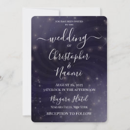 独自の作成 – Night Sky Swirl 招待状