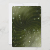 独自の作成 – Night Sky Swirl 招待状 (裏面)