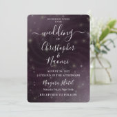 独自の作成 – Night Sky Swirl 招待状 (スタンド正面)