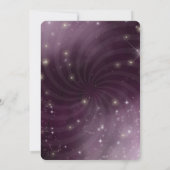 独自の作成 – Night Sky Swirl 招待状 (裏面)