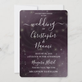 独自の作成 – Night Sky Swirl 招待状