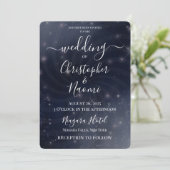 独自の作成 – Night Sky Swirl 招待状 (スタンド正面)