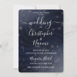 独自の作成 – Night Sky Swirl 招待状