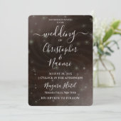 独自の作成 – Night Sky Swirl 招待状 (スタンド正面)