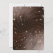 独自の作成 – Night Sky Swirl 招待状 (裏面)