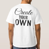 独自の作成 Tシャツ (裏面)