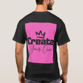 独自の作成 Tシャツ (裏面)