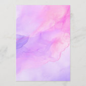 独自の作成 – Water Color Background Drink メニュー (裏面)