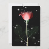 独自の作成 – X線花と星 招待状 (裏面)