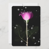 独自の作成 – X線花と星 招待状 (裏面)