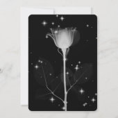 独自の作成 – X線花と星 招待状 (裏面)