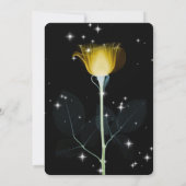 独自の作成 – X線花と星 招待状 (裏面)