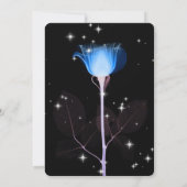 独自の作成 – X線花と星 招待状 (裏面)