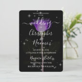 独自の作成 – X線花と星 招待状 (スタンド正面)