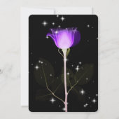 独自の作成 – X線花と星 招待状 (裏面)