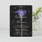 独自の作成 – X線花と星 招待状 (スタンド正面)