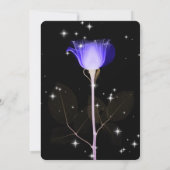 独自の作成 – X線花と星 招待状 (裏面)