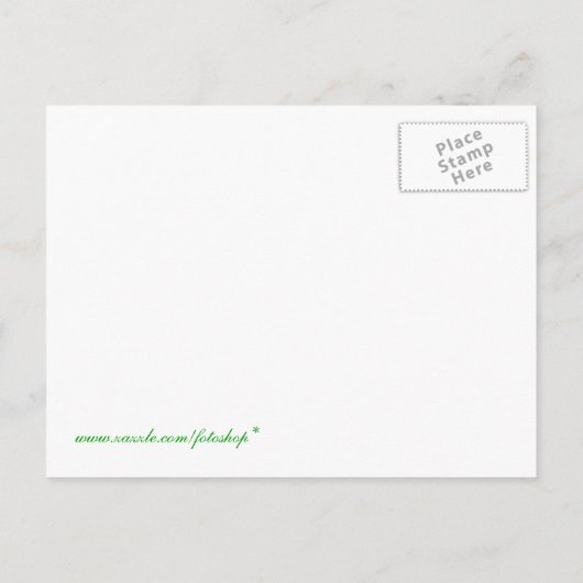 独自の保存日付の作成 案内ポストカード (裏面)