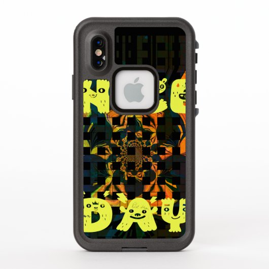 独自の優れた防水おもしろいを作成 LifeProof iPhoneケース (裏面)