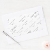 独自の光沢カスタム長方形ステッカーを作成 長方形シール (封筒)