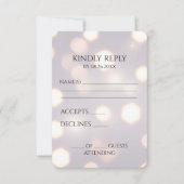 独自の六角形《写真》ぼけ味背景の作成 出欠カード (正面)