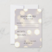 独自の六角形《写真》ぼけ味背景の作成 出欠カード (正面)