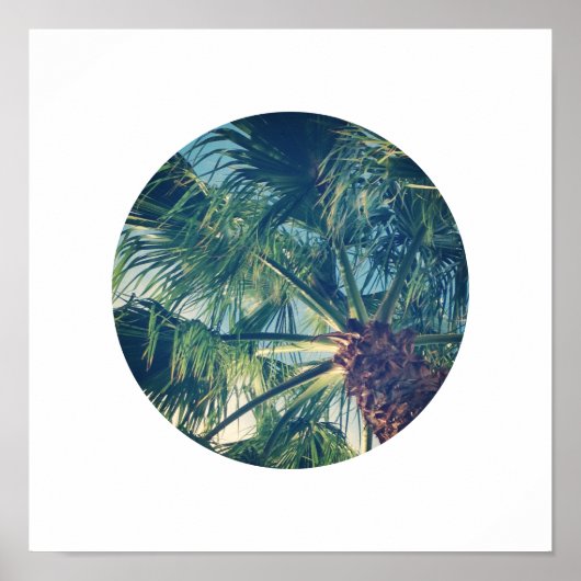 独自の円のシェイプ写真を作成する ポスター (正面)