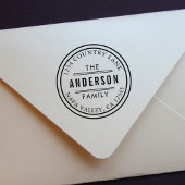 独自の円の作成差出人住所 セルフインキングスタンプ