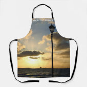 独自の写真とテキストを使ったカスタムデザイン エプロン (正面)