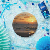 独自の写真とテキストを使ったカスタムデザイン ペーパープレート (パーティー)