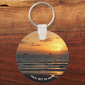 独自の写真とテキストを使用したカスタムデザイン キーホルダー (正面)