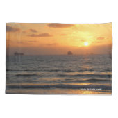 独自の写真とテキストを使用したカスタムデザイン 枕カバー (裏面)