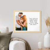 独自の写真とパーソナライズされた引用文の作成 ポスター