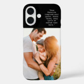 独自の写真とパーソナライズされた引用文の作成 Case-Mate iPhoneケース (裏面)