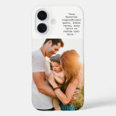 独自の写真とパーソナライズされた引用文の作成 Case-Mate iPhoneケース (裏面)