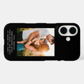 独自の写真とパーソナライズされた引用文の作成 Case-Mate iPhoneケース (裏面 (横))