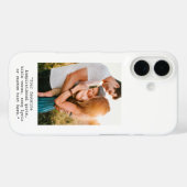 独自の写真とパーソナライズされた引用文の作成 Case-Mate iPhoneケース (裏面 (横))