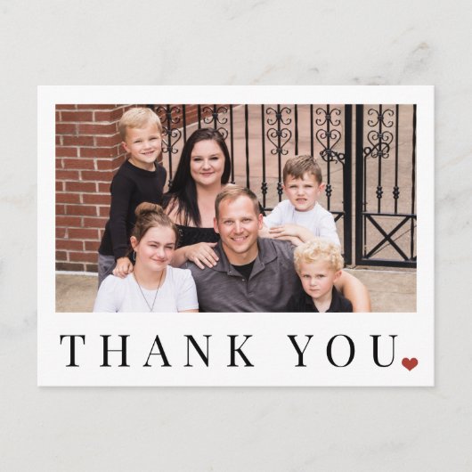 独自の写真とパーソナライズされた文字の作成 ポストカード (正面)