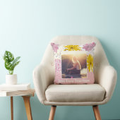 独自の写真と文字 クッション (椅子)