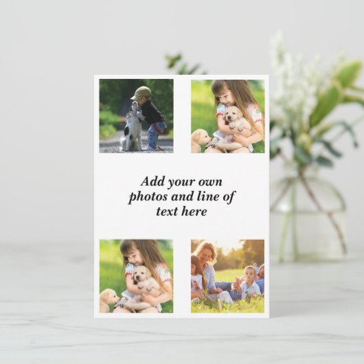 独自の写真のコラージュと文字を作成 (スタンド正面)