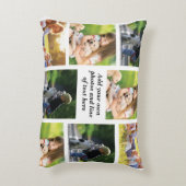 独自の写真のコラージュと文字を作成 アクセントクッション (裏面(縦))